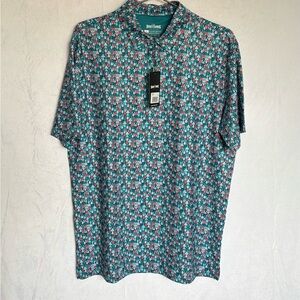 Bogey Bros Teal & Coral Golf Short Sleeve Polo YouTube